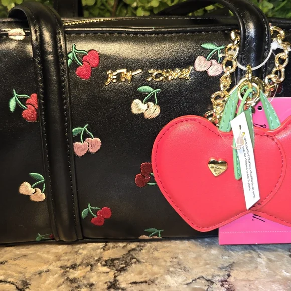 Betsey Johnson Cherry Charm Handbag - Picture 3 of 9